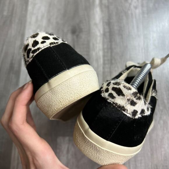 madewell Sidewalk Low-Top Sneakers in Suede and Spot Calf Size 6 1/2 - Picture 4 of 11